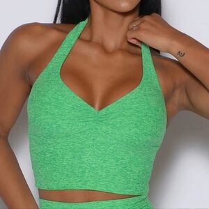 Bombshell Sportswear Longline Backless Bra Neon Miami Beach